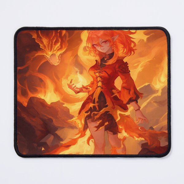 Item preview, Burning girl designed and sold by M-Y-A-R-T-.