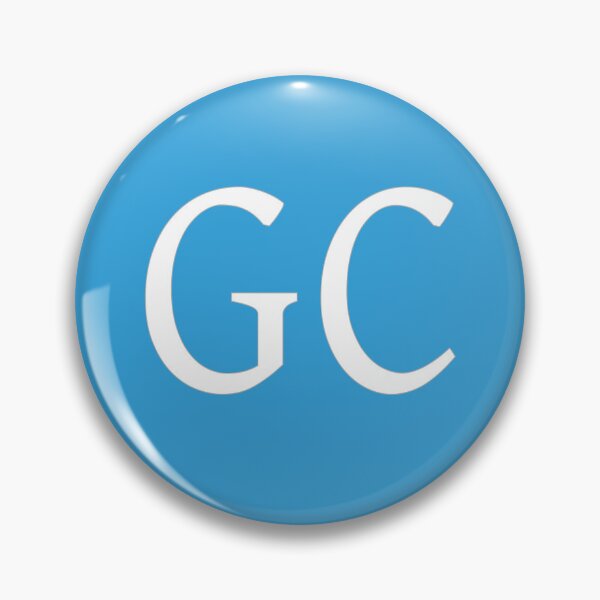 Artikelvorschau, GC-Initialen-Monogramm-elegante weiße Buchstaben entworfen und verkauft von Jeallan Designs.