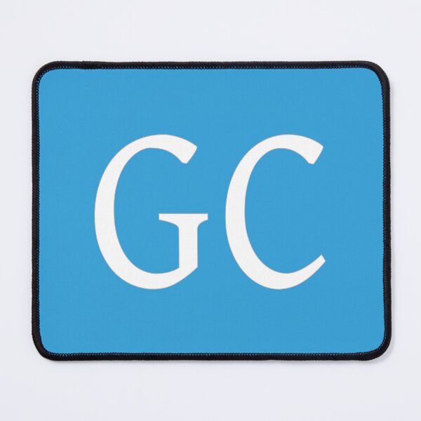 Artikelvorschau, GC-Initialen-Monogramm-elegante weiße Buchstaben entworfen und verkauft von Jeallan Designs.