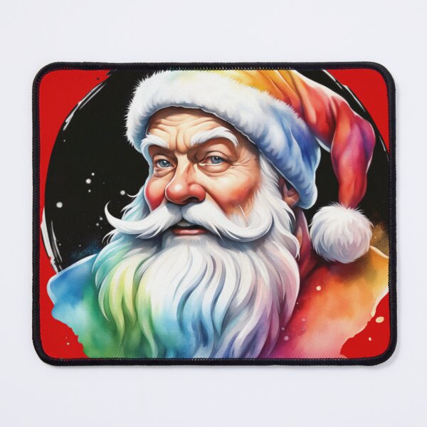 Item preview, Santa Claus in rainbow colors designed and sold by aipaint.