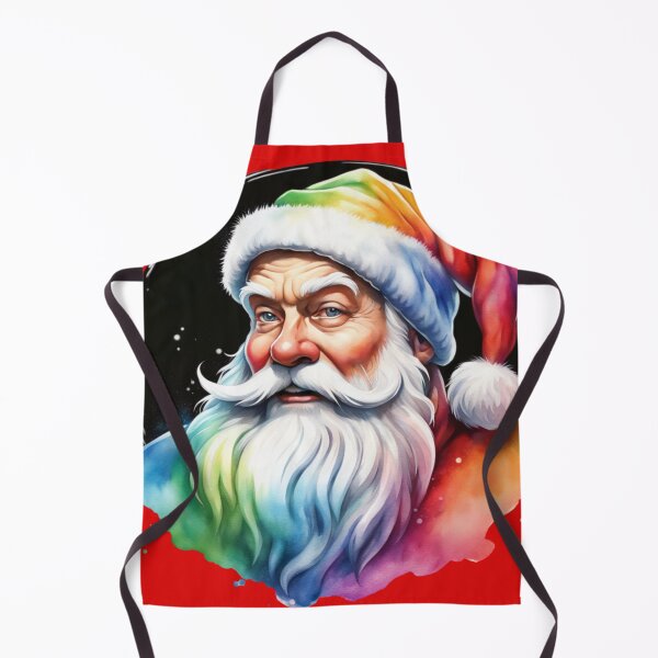 Item preview, Santa Claus in rainbow colors designed and sold by aipaint.