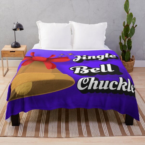 Item preview, Christmas Jingle bell Chuckles with Purple Background designed and sold by PugazhLogan.