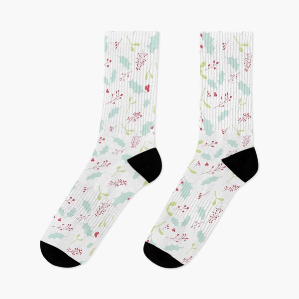 Item preview, Holly and berries pattern in non traditional colours designed and sold by Jaine Drake.