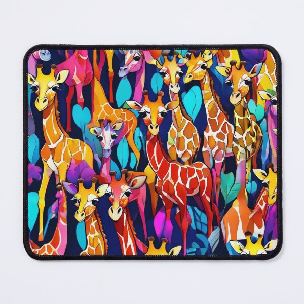 Item preview, Colorful Chibi Art Giraffes designed and sold by shutterrudder.