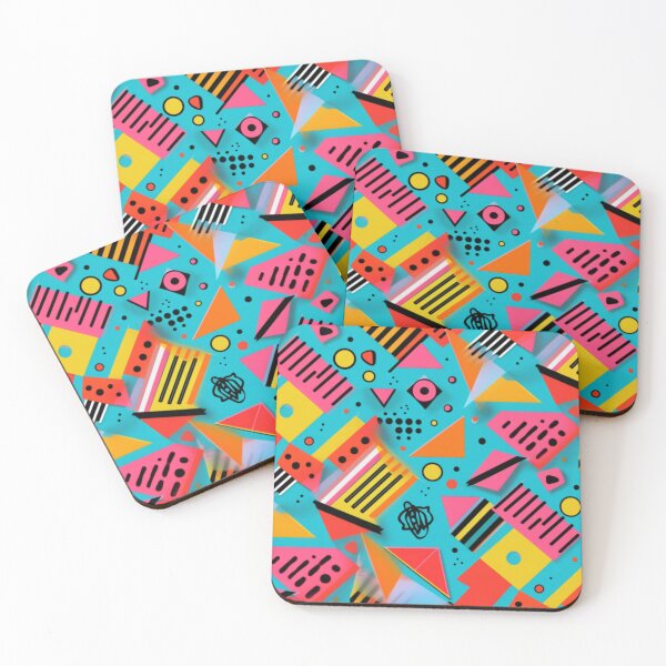 Item preview, Zany 90's Turquois Neon Print designed and sold by Dreadtread.
