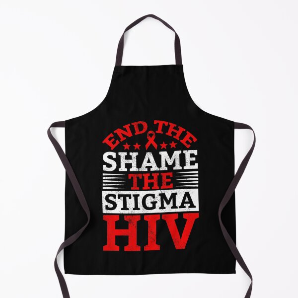 Item preview, End HIV Shame Stigma Red Ribbon Awareness World AIDS Day designed and sold by defabiosofxs.