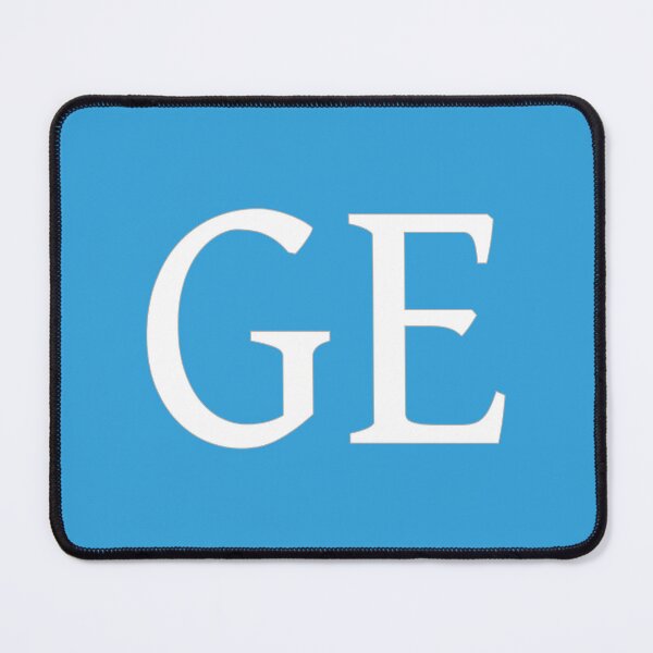 Item preview, GE Initials Monogram Elegant White Letters designed and sold by Jeallan Designs.