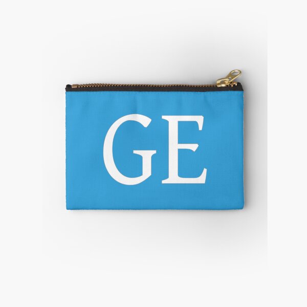 Item preview, GE Initials Monogram Elegant White Letters designed and sold by Jeallan Designs.