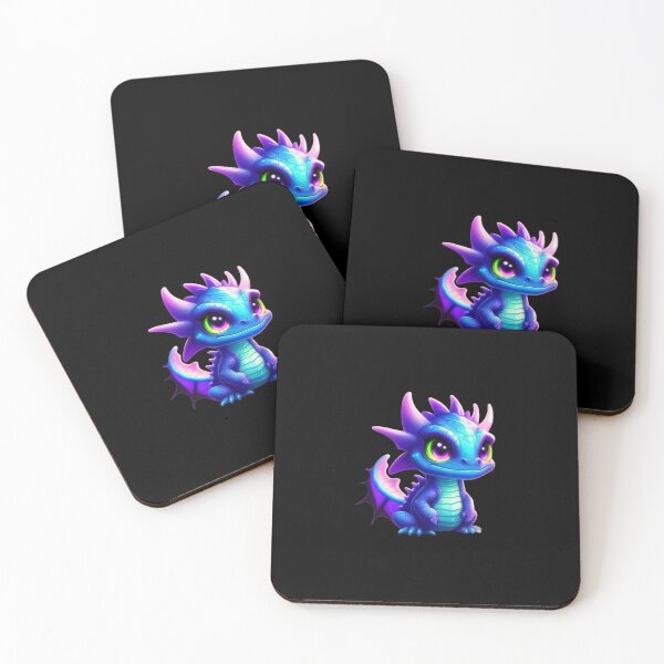 Item preview, purple green eyed dragon baby  designed and sold by Pixelplanetdesigns.