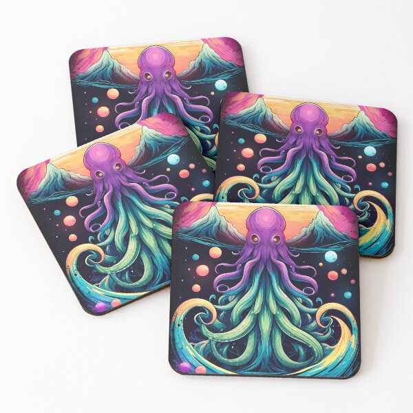 Item preview, Psychedelic Cthulhu Unleashed designed and sold by PVSKI.
