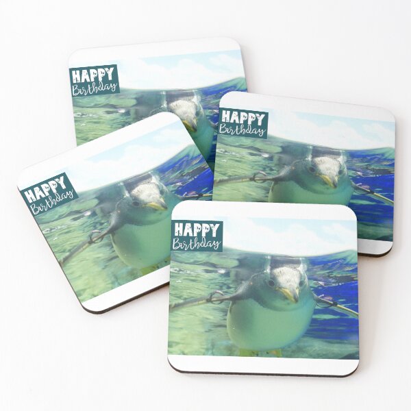 Item preview, Happy Birthday Penguin Photo designed and sold by Shelley Loewnau-Jones Studio.