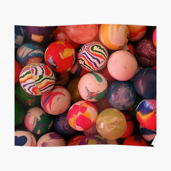 bouncy ball with handle 80s
