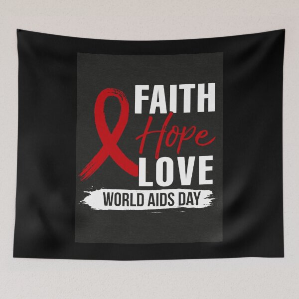 Item preview, Faith Hope Love World Aids Day December 1st designed and sold by EagmianPheolea.