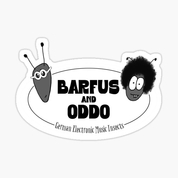 barfus and Oddo German version Sticker
