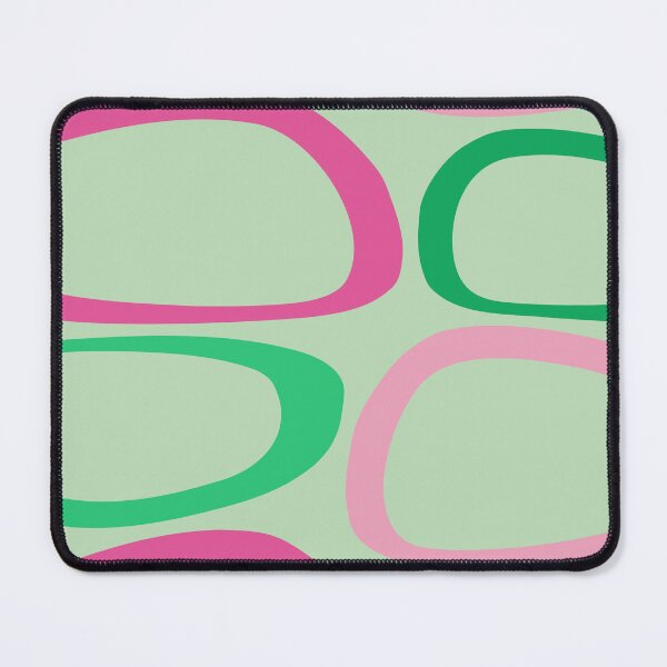 Item preview, Mid Century Modern Abstract 20 Pink, Green designed and sold by trdstudio.