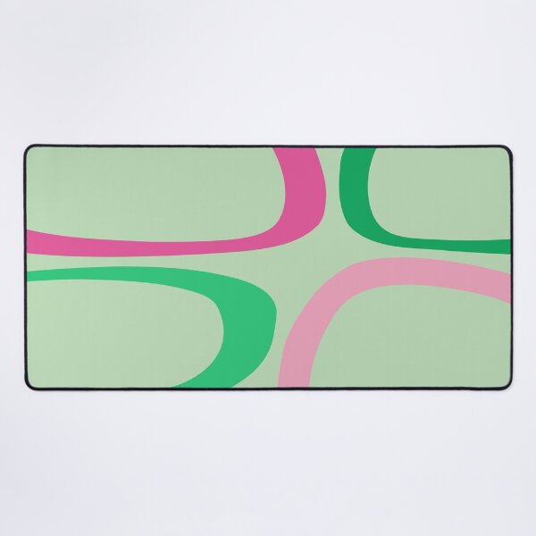Item preview, Mid Century Modern Abstract 20 Pink, Green designed and sold by trdstudio.