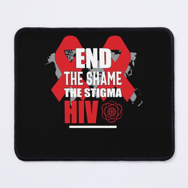 Item preview, End Hiv Shame Stigma Red Ribbon        (7) designed and sold by defabiosofxs.