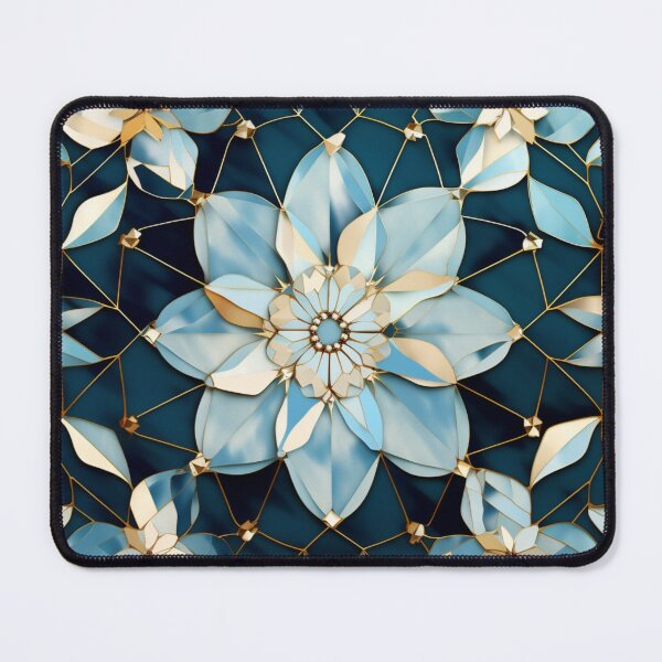 Item preview, Diva Flower Stained Glass Mosaic Pattern designed and sold by GrinGalore.