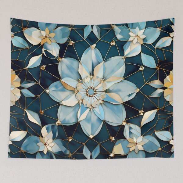 Item preview, Diva Flower Stained Glass Mosaic Pattern designed and sold by GrinGalore.