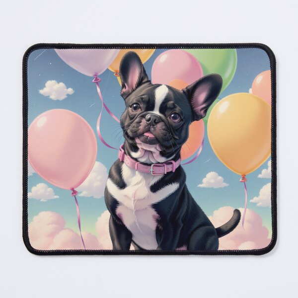 Item preview, Portrait french bulldog puppy at beautiful spring day artwork designed and sold by Tio-Tecun.
