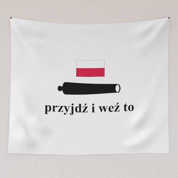 Item preview, 1st Polish National CATI Flag (polska flaga narodowa „przyjdź i weź to”.) designed and sold by JonathanR1994.