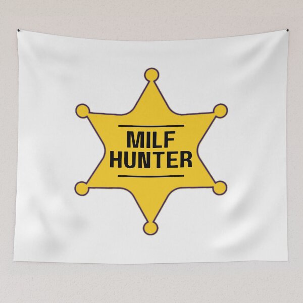 Item preview, MILF Hunter Badge designed and sold by Melon Designs All.