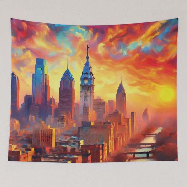 Item preview, Philadelphia at Sunset designed and sold by badguyduh.