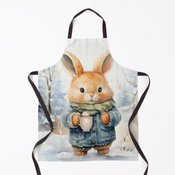 Item preview, Bunny's Winter Bliss: Cozy Mug and Warm Attire designed and sold by LittleLuvies.
