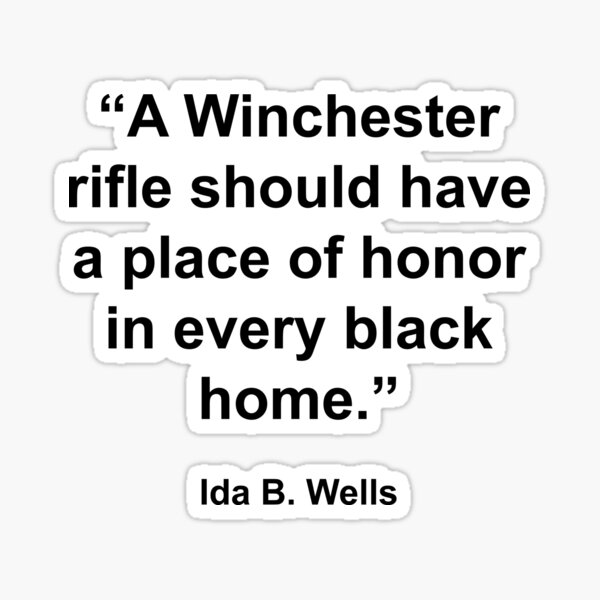 Vista previa del artículo con la obra «Ida B. Wells - Winchester», diseñado y vendido por mharbour.