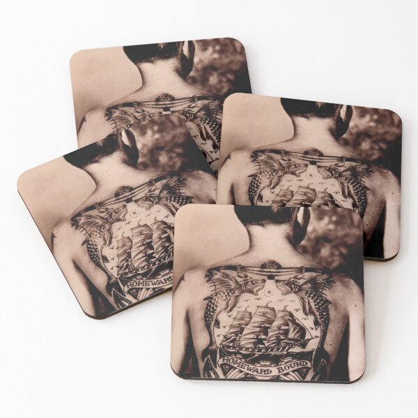 Item preview, vintage tattoo man sailor back tattooed  designed and sold by Coolstuff4you71.