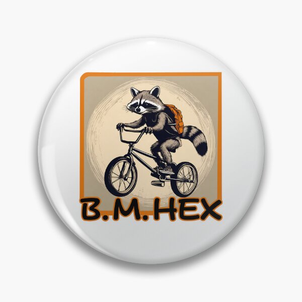 Item preview, Raccoon bmx rider  designed and sold by Eolithic.