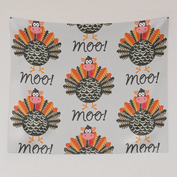 Item preview, The Moo-tiful Turkey Cow designed and sold by EmeraldeaArt.