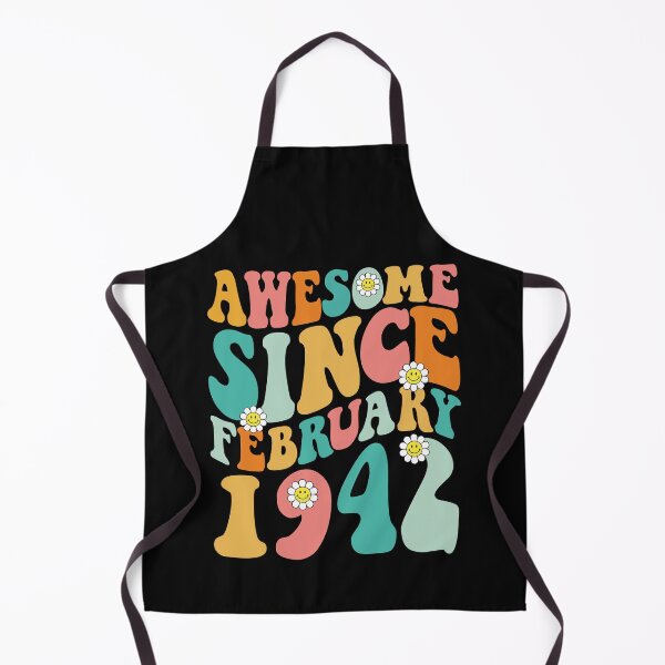 Item preview, Awesome Since February 1942 | Made In 1942 | Retro Groovy Birthday designed and sold by Christina-grich.