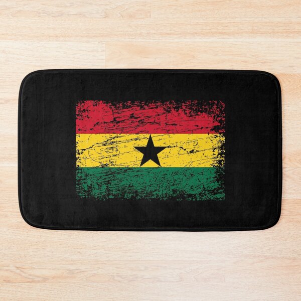 Item preview, Ghana flag flag used look designed and sold by GeogDesigns.