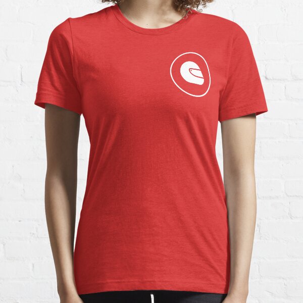 Superlogo -- White on Red Essential T-Shirt