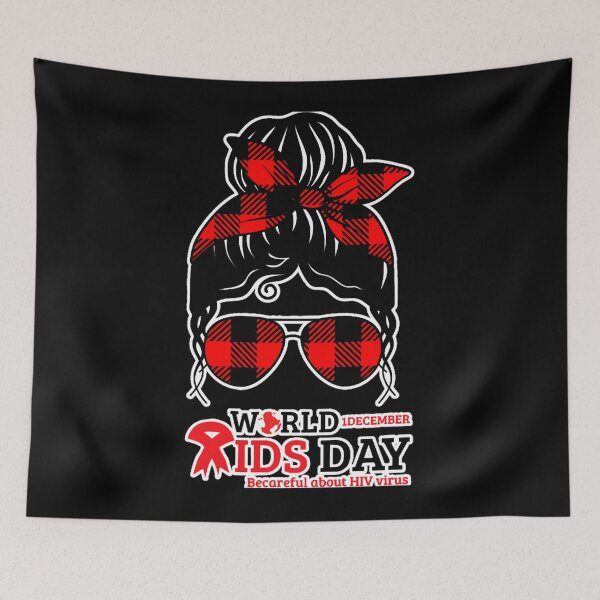 Item preview, End Hiv Shame Stigma Red Ribbon    (3) designed and sold by defabiosofxs.