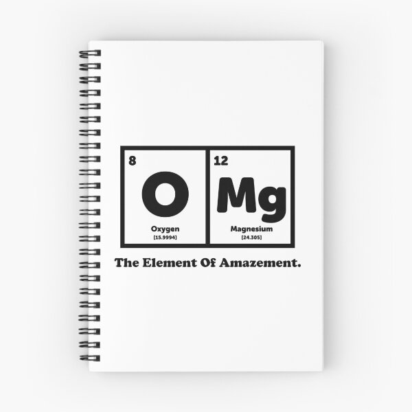Item preview, OMG The Element Of Amazement - Science Humor designed and sold by ScienceCorner.