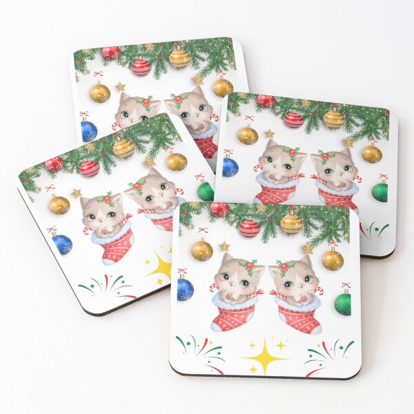 Item preview, Meowy Catmas Funny Holliday decor graphic design designed and sold by Openspace2020.