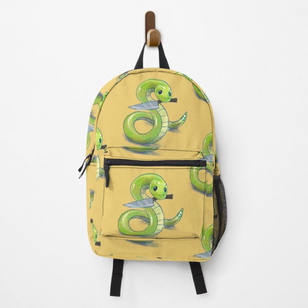 Item preview, He's Got A Knife! - Cute Cartoon Snake designed and sold by stilo29.