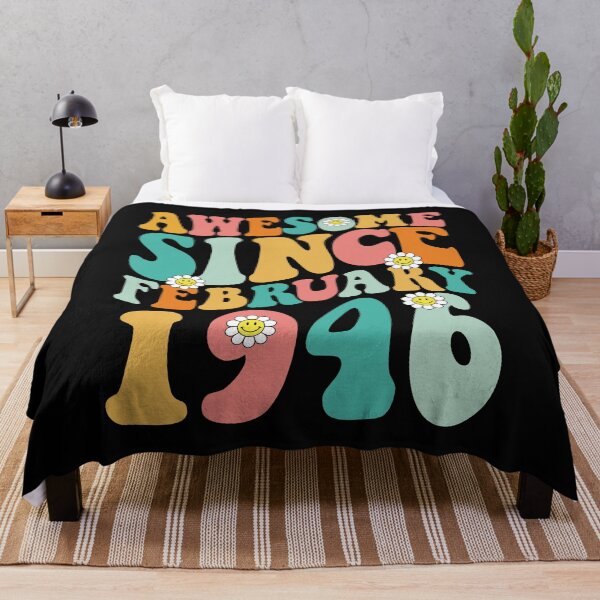 Item preview, Awesome Since February 1946 | Made In 1946 | Retro Groovy Birthday designed and sold by Christina-grich.