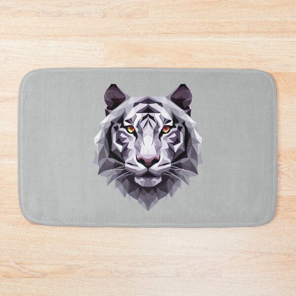 Item preview, White Tiger Gray designed and sold by PolygonXYZ.