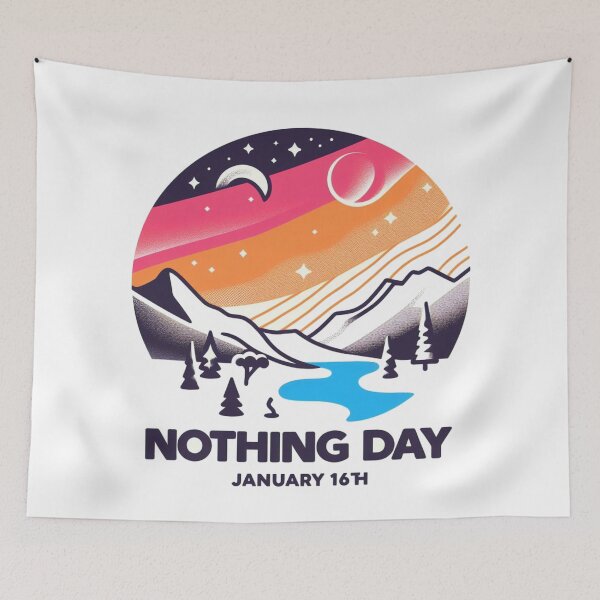 Item preview, Jan 16th - Nothing Day designed and sold by CrankyOldDude.