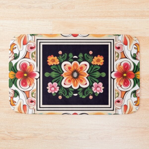 Item preview, Colorful floral frame  designed and sold by Roxburylane.
