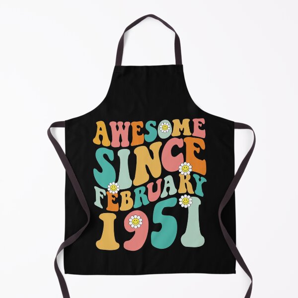 Item preview, Awesome Since February 1951 | Made In 1951 | Retro Groovy Birthday designed and sold by Christina-grich.