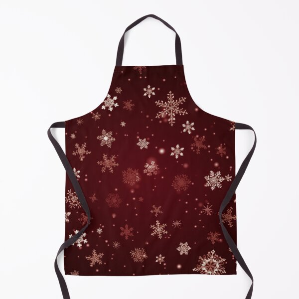 Item preview, CHRISTMAS  |  Snowflakes on Red 1 designed and sold by RedHandedOD.