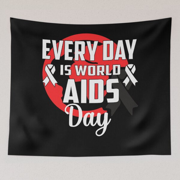 Item preview, End Hiv Shame Stigma Red Ribbon  (1) designed and sold by defabiosofxs.