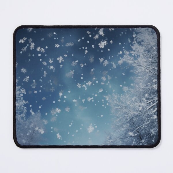 Item preview, CHRISTMAS  |  Snowfall on Trees designed and sold by RedHandedOD.