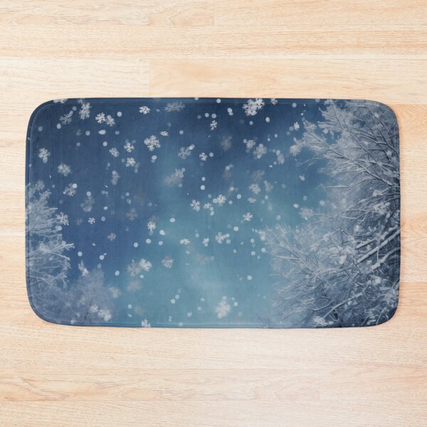 Item preview, CHRISTMAS  |  Snowfall on Trees designed and sold by RedHandedOD.