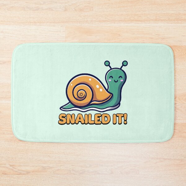 Item preview, Snailed It! Cute Snail Cartoon! designed and sold by PMCreative.