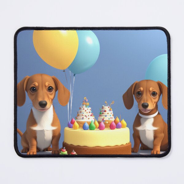 Item preview, Dachshund puppy at fun birthday party designed and sold by Tio-Tecun.